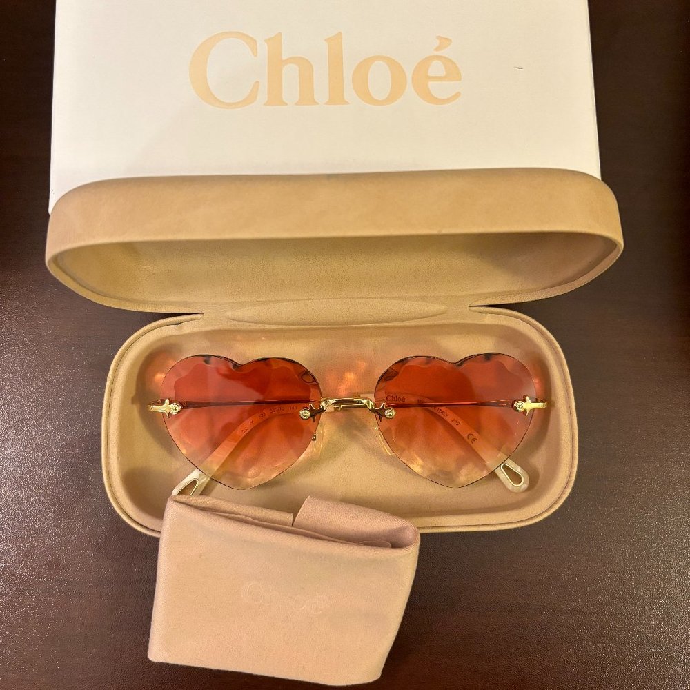 Chloe Rosie Heart Sunglasses